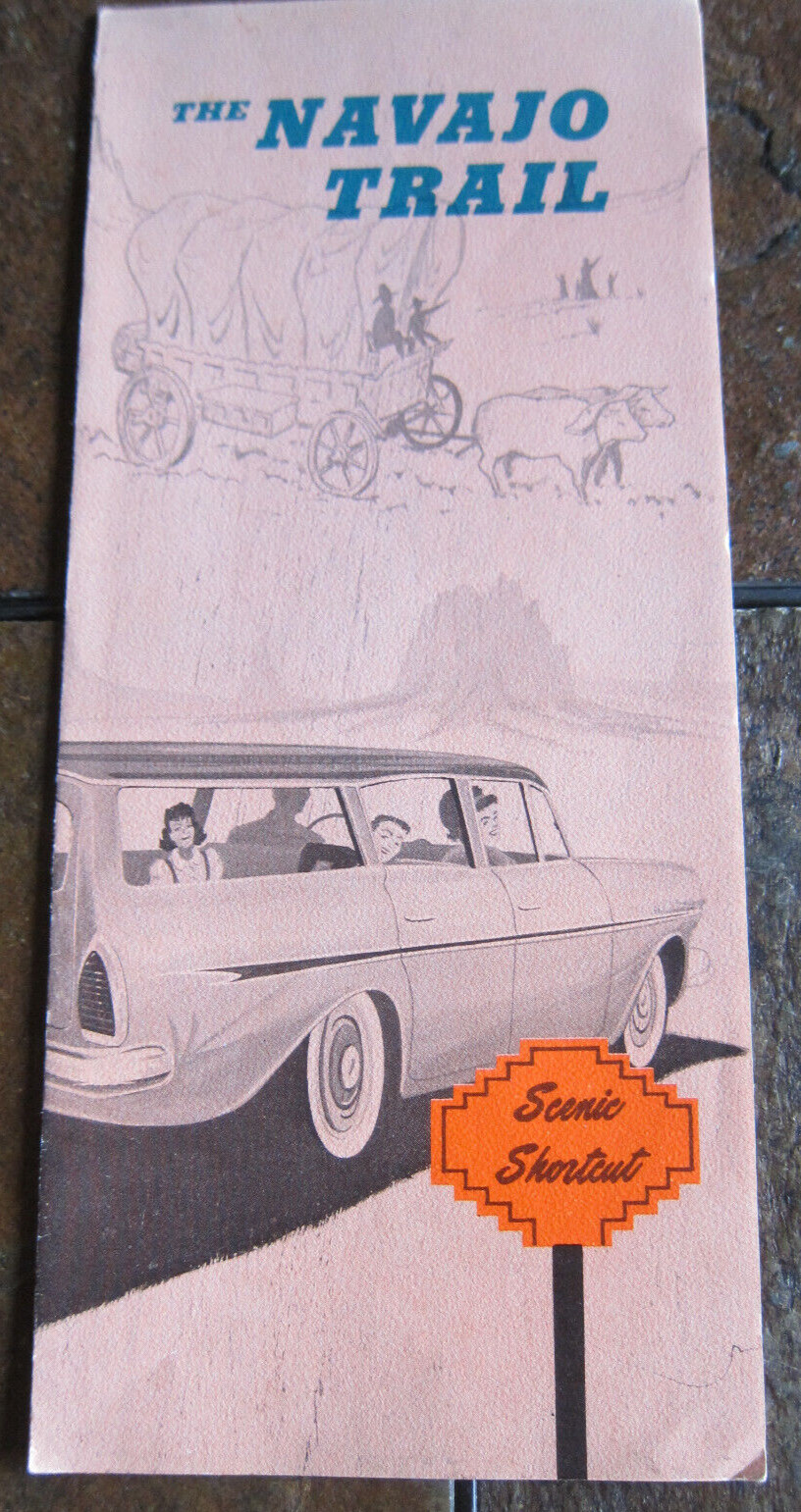 Vintage Brochure The Navajo Trail Scenic Vacationway Arizona New Mexico