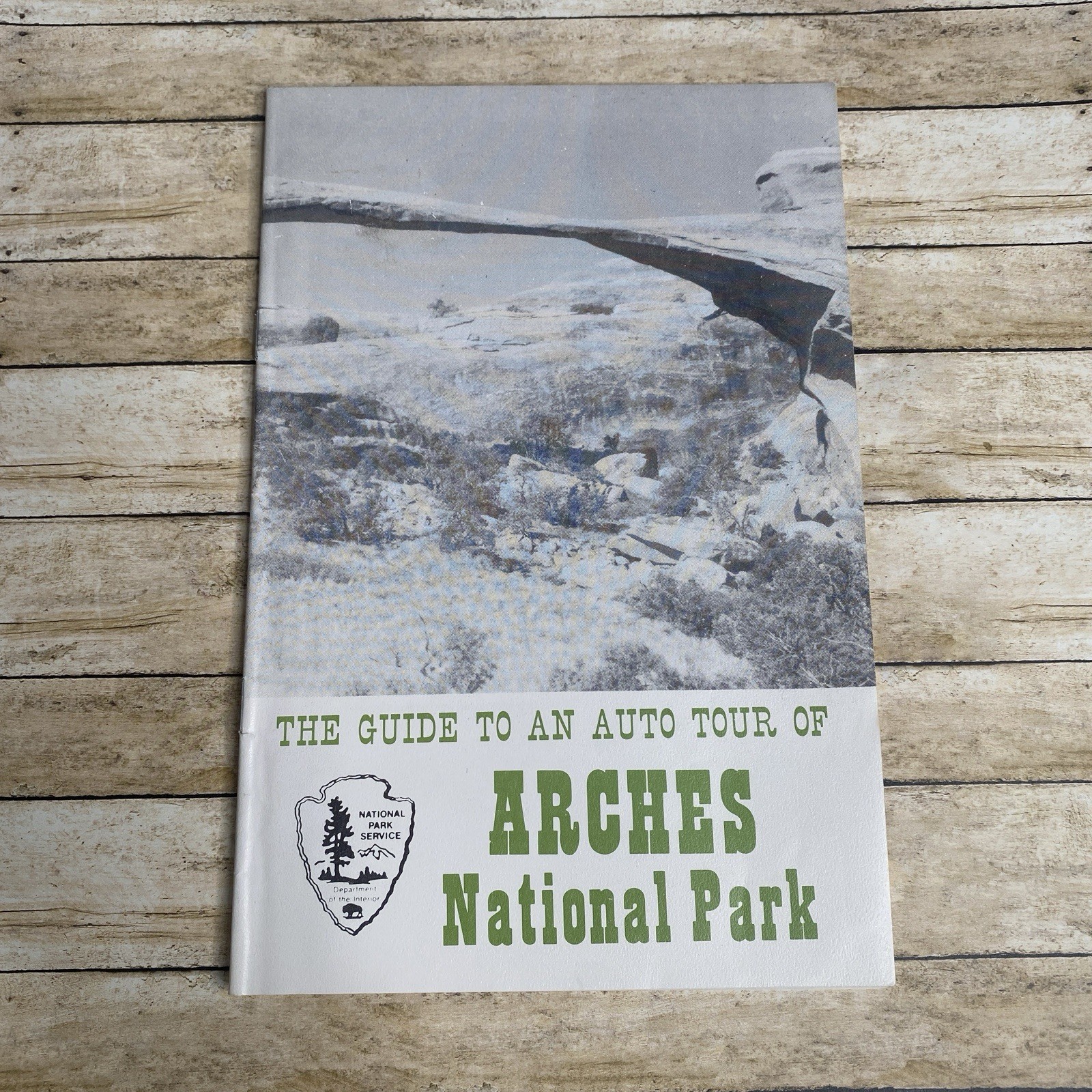 Vintage 1960s ARCHES National Park Utah Auto Tour Vintage Travel Booklet Guide