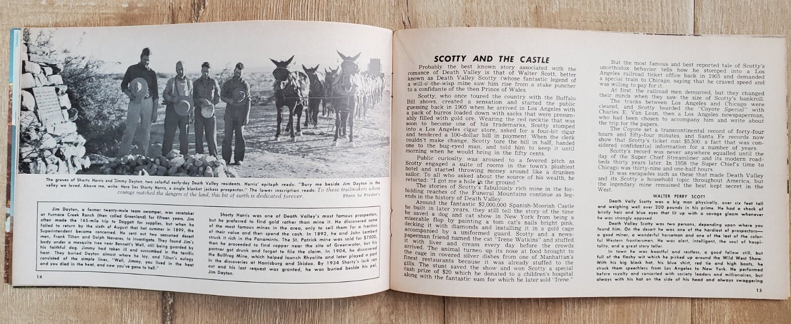 THE DEATH VALLEY STORY Ferris H. Scott 1957 Vintage Booklet Western Resort Pub