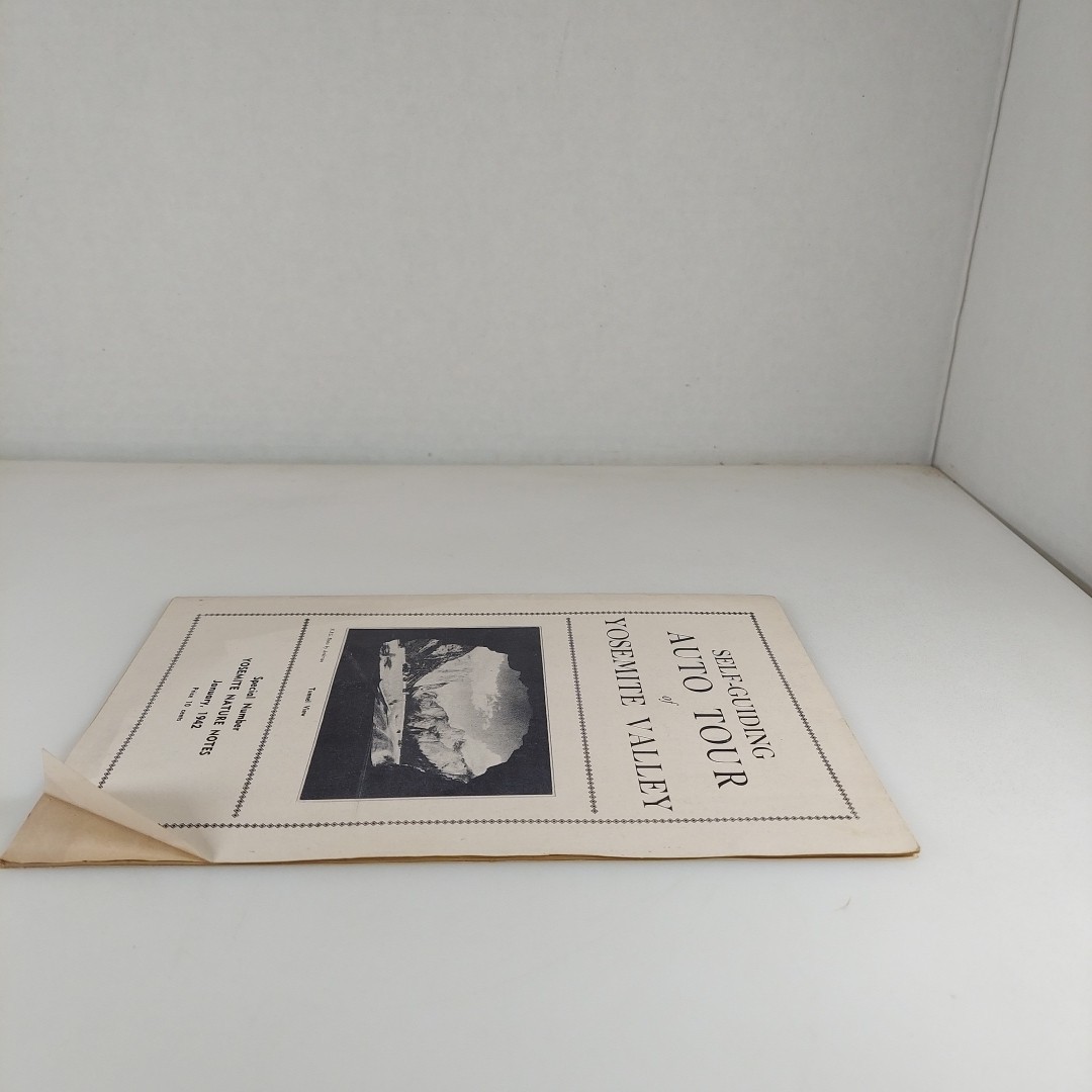 Self-Guiding Auto Tour of Yosemite Valley 1942 Yosemite Nature Notes Illustrated