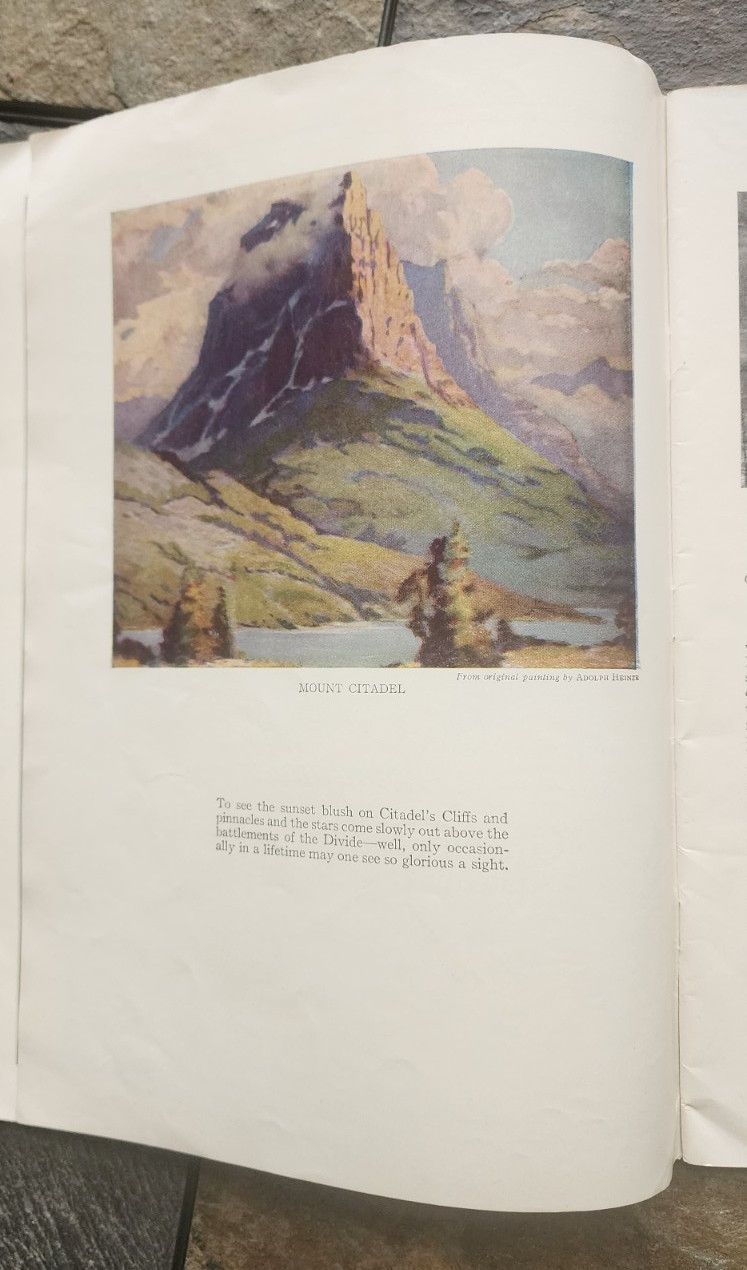 Glacier National Park Travel Brochure 1932 The Call of the Mountains VG 48 pages