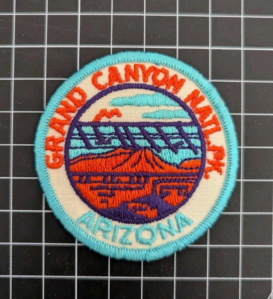 Vintage Grand Canyon National Park Arizona Sew On Patch