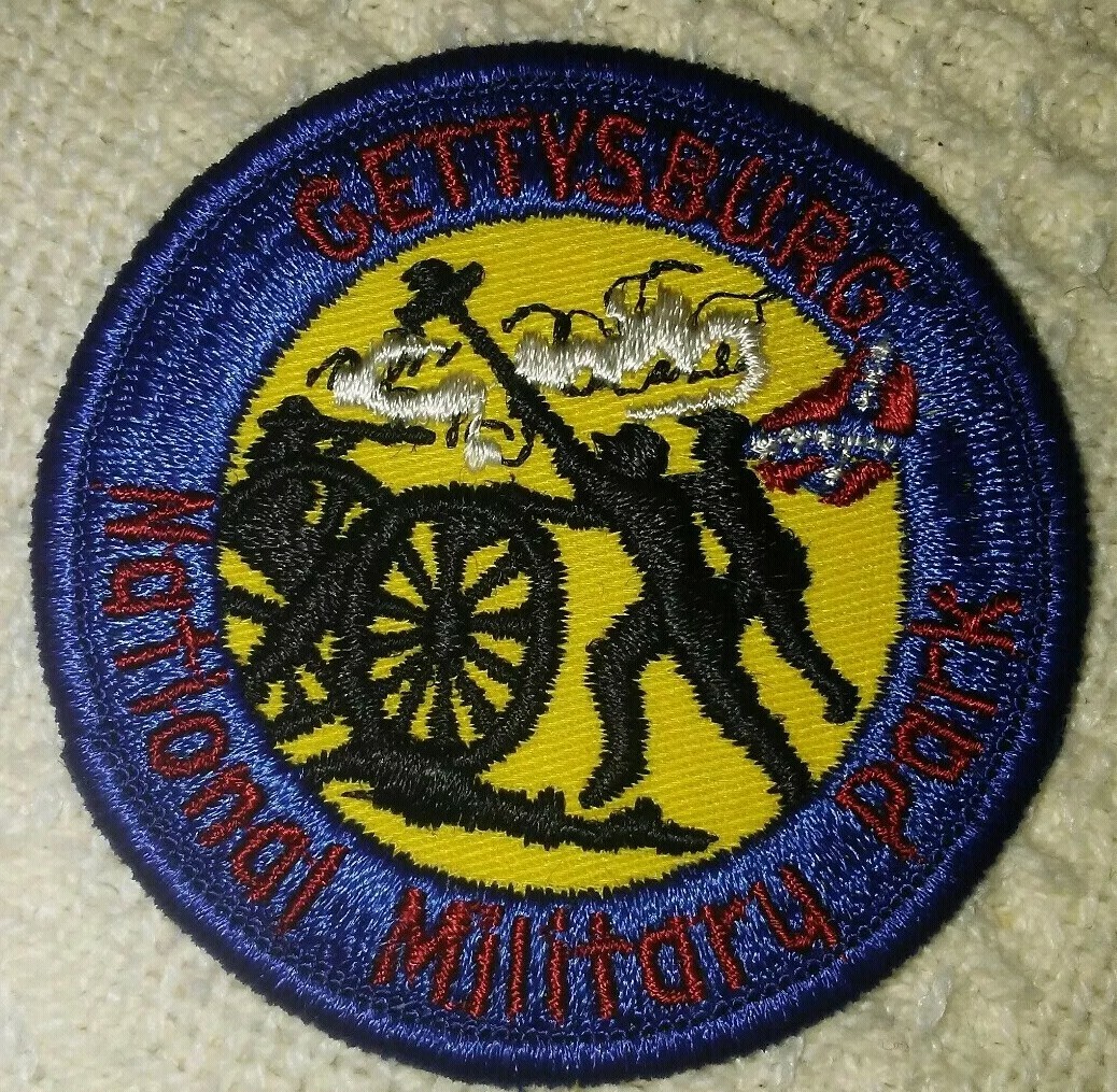 Gettysburg Civil War Cannon Soldiers National Military Patch