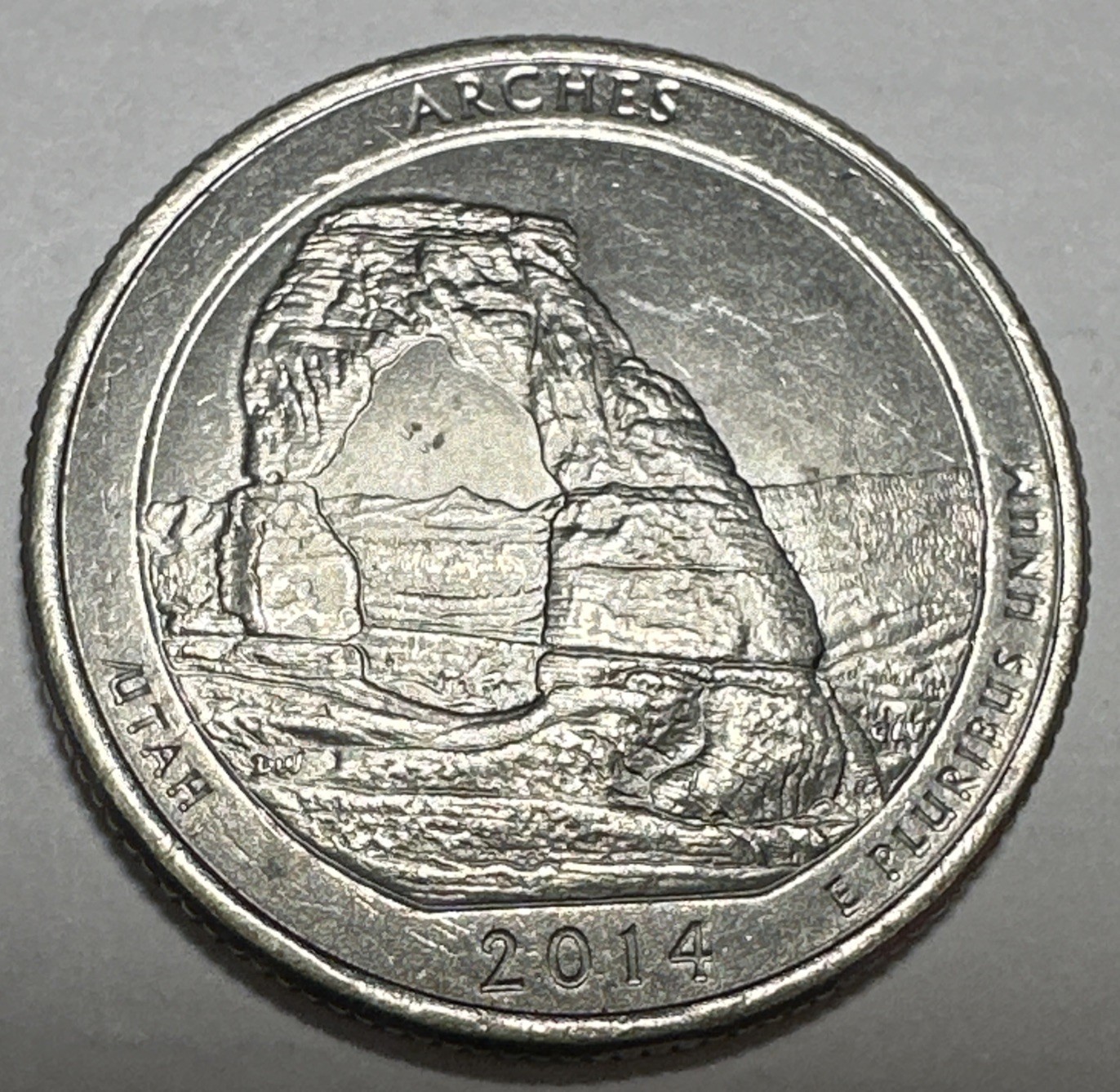2014-P Arches National Park 25c Circulated Coins Nice 💎