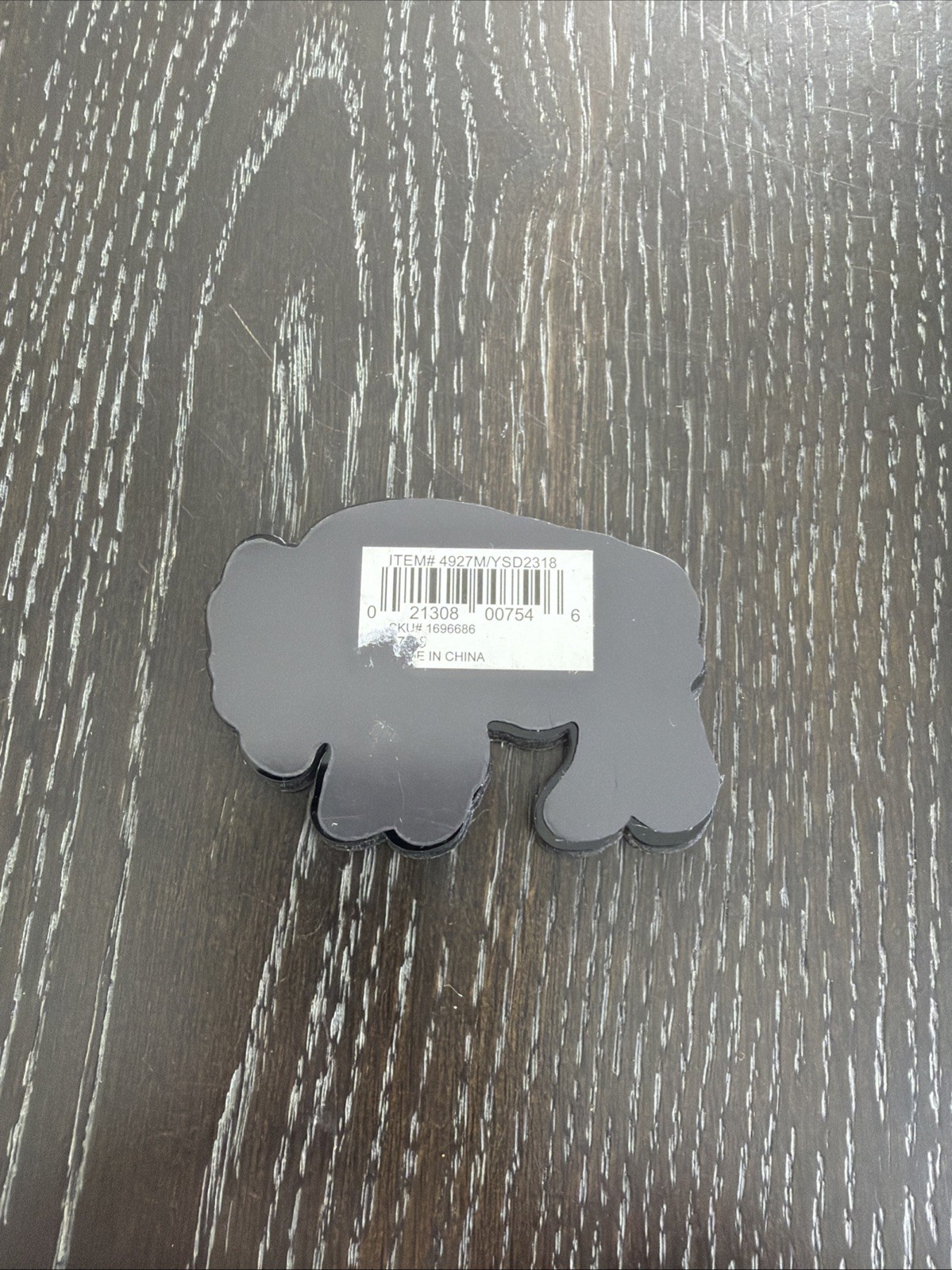 Yellowstone National Park Bison Glitter Magnet