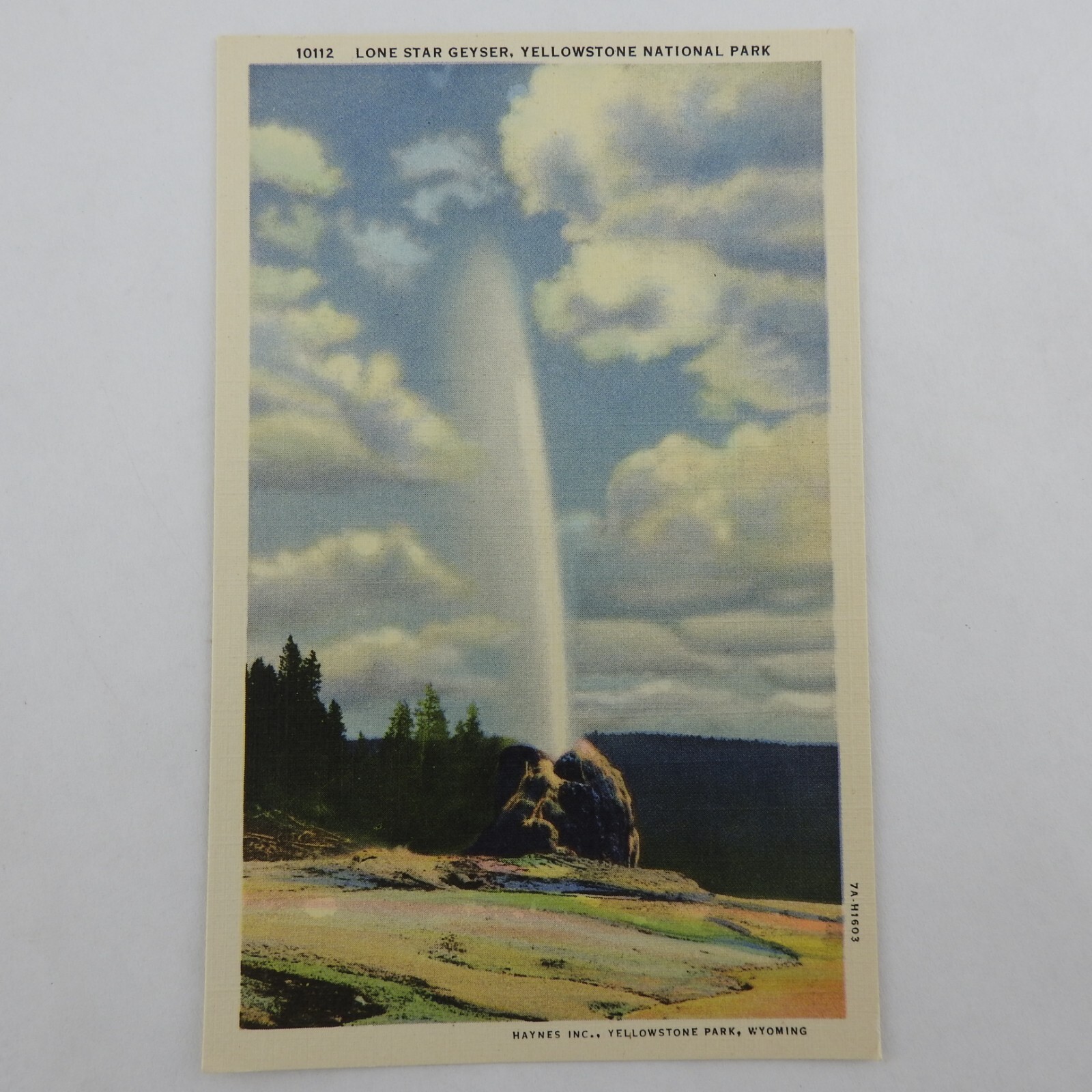 Vintage Yellowstone National Park Ephemera Mixed Lot Papers Postcard View Master