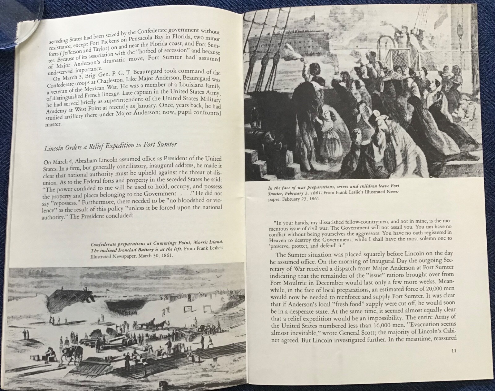 Fort Sumter, National Park Service Historical Handbook Series #12 reprint 1961
