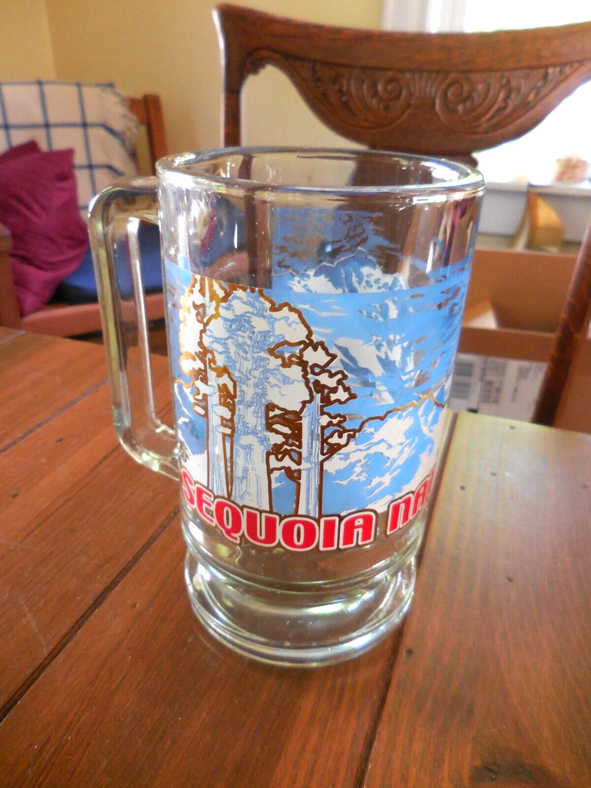 Sequoia National Park vintage Glass Souvenir Mug
