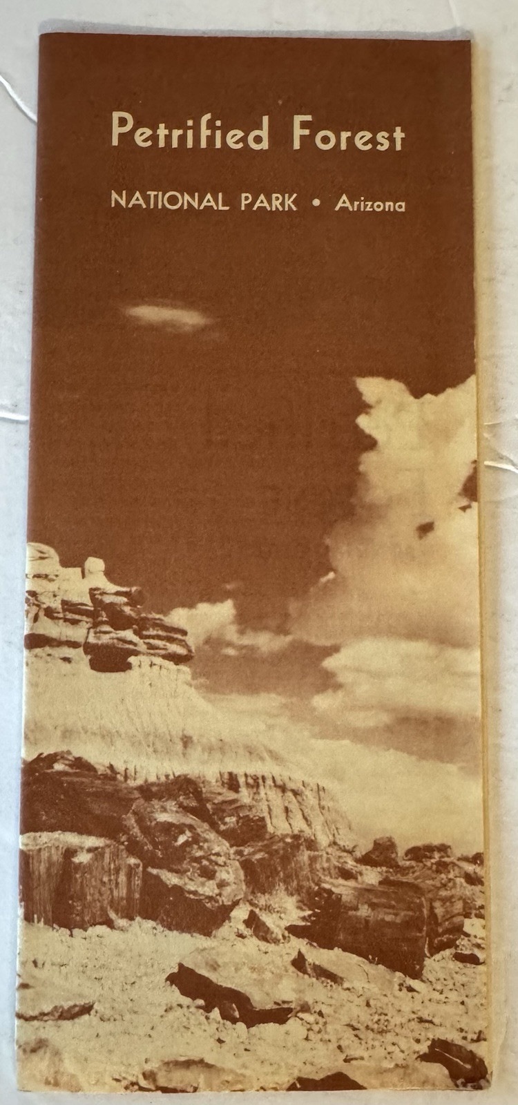 Vintage 1963 The Petrified Forrest National Park Arizona Travel Brochure