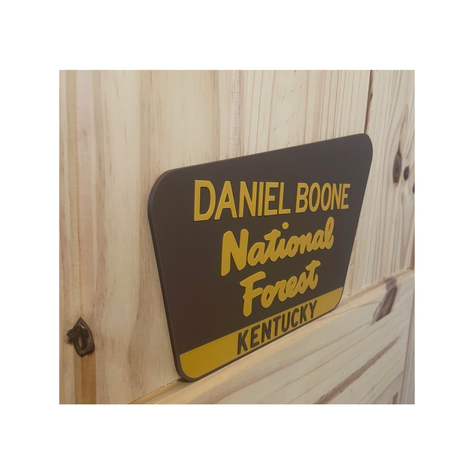 Daniel Boone National Forest Kentucky Sign Hike Trail Camp Outdoors