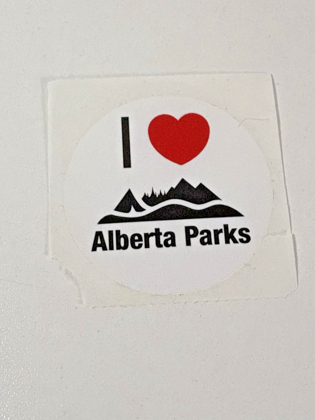 I Heart Alberta Parks Sticker Canada
