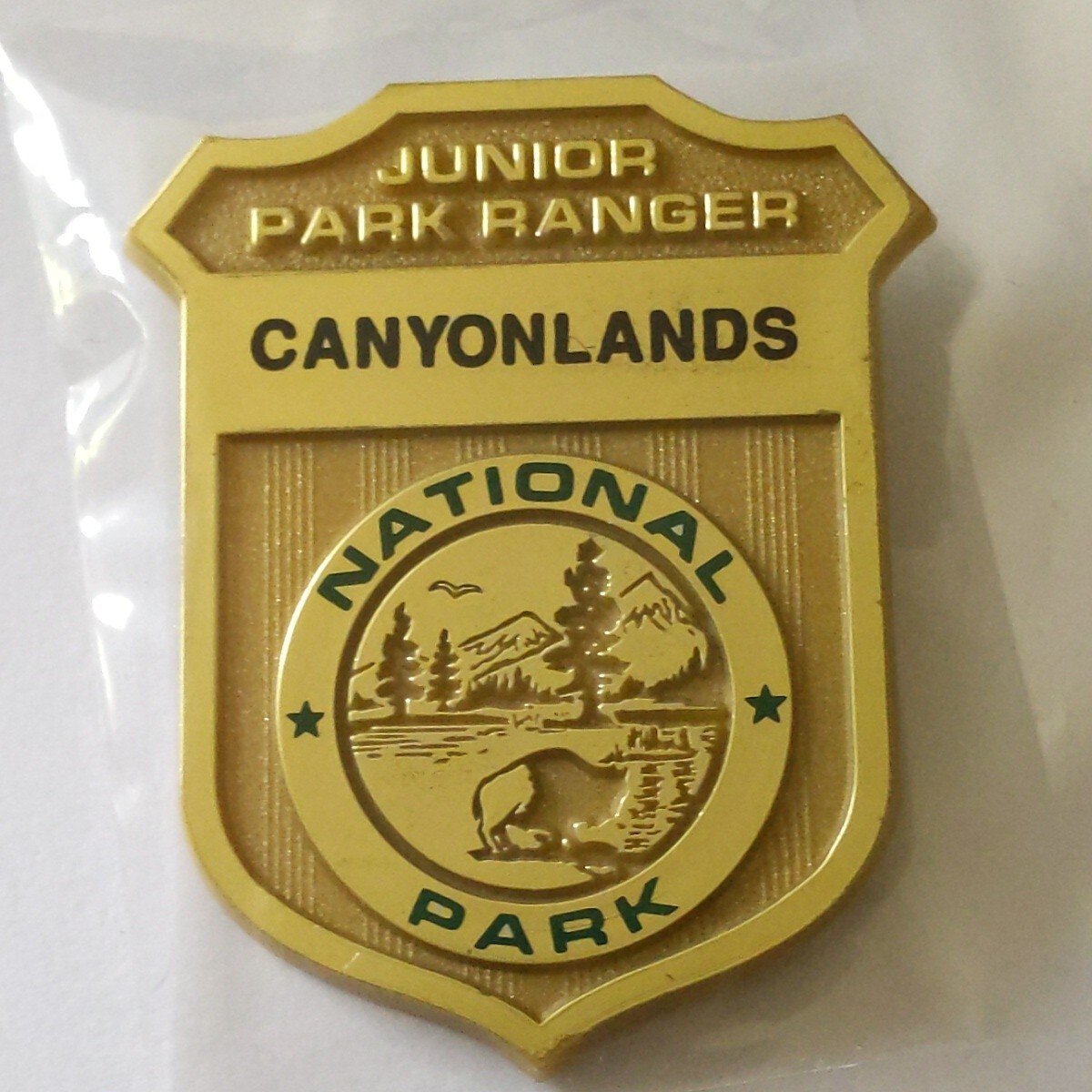 CANYONLANDS Junior Jr National Park Ranger Plastic Souvenir Badge