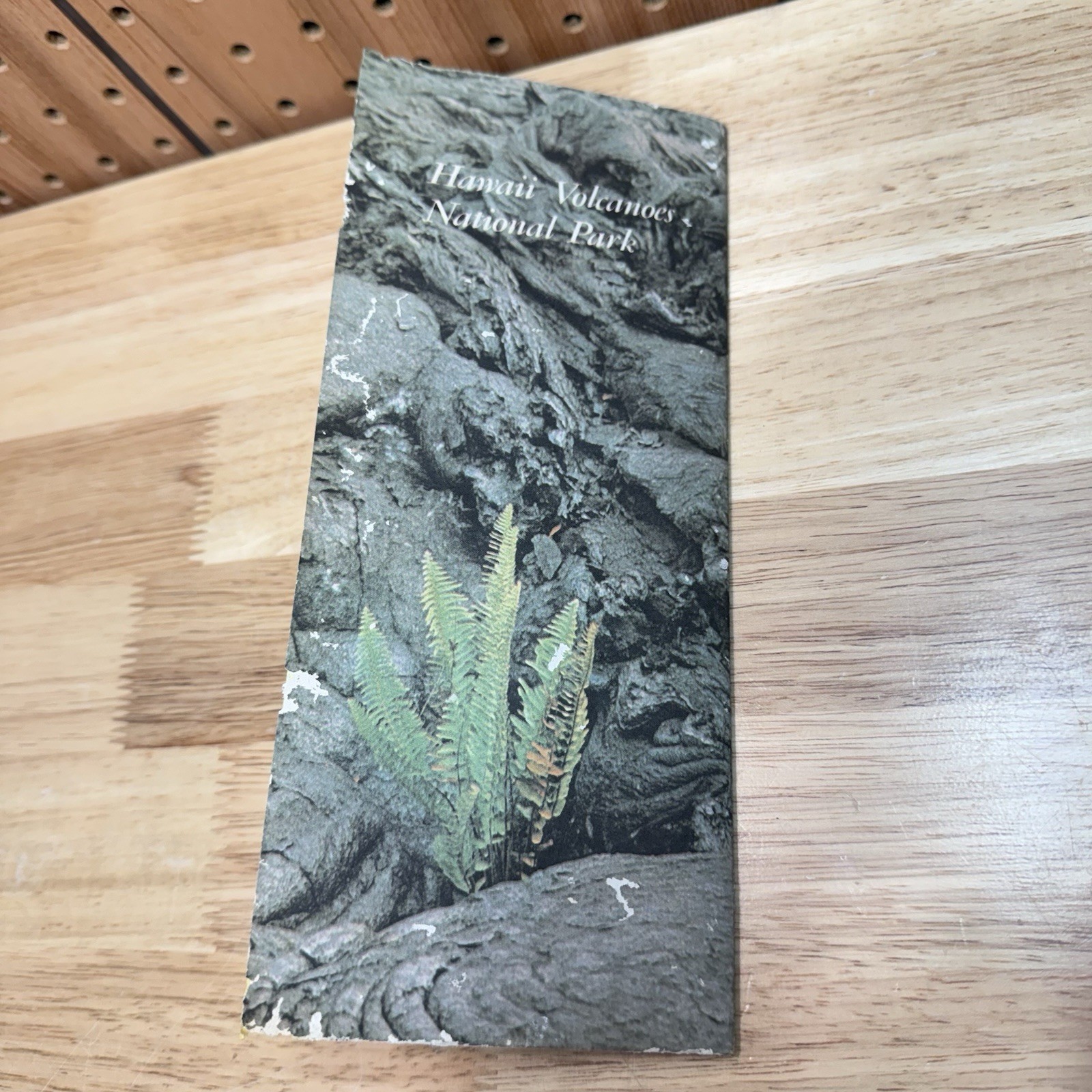 Hawaii Volcanoes National Park Vintage 1989 Brochure History & Visitor Map