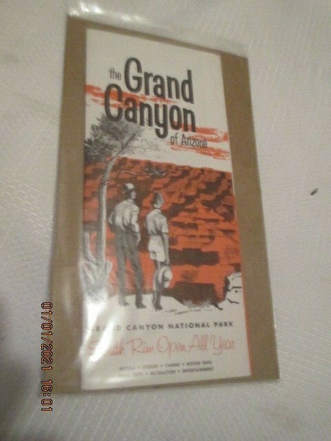 1963 Grand Canyon of Arizona National Travel Brochure Excellent Condition!!