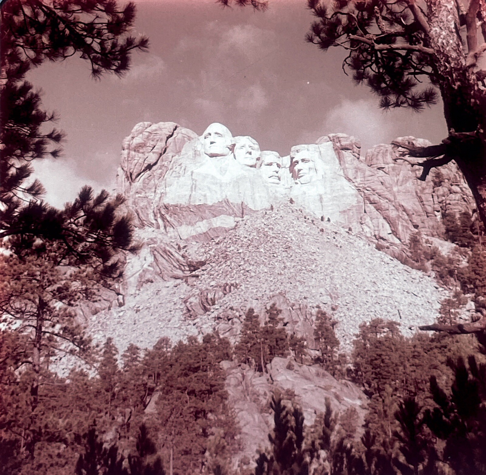 Lot of 15 Vintage MT RUSHMORE BLACK HILLS Pana-Vue Slide 35mm National Park 1962