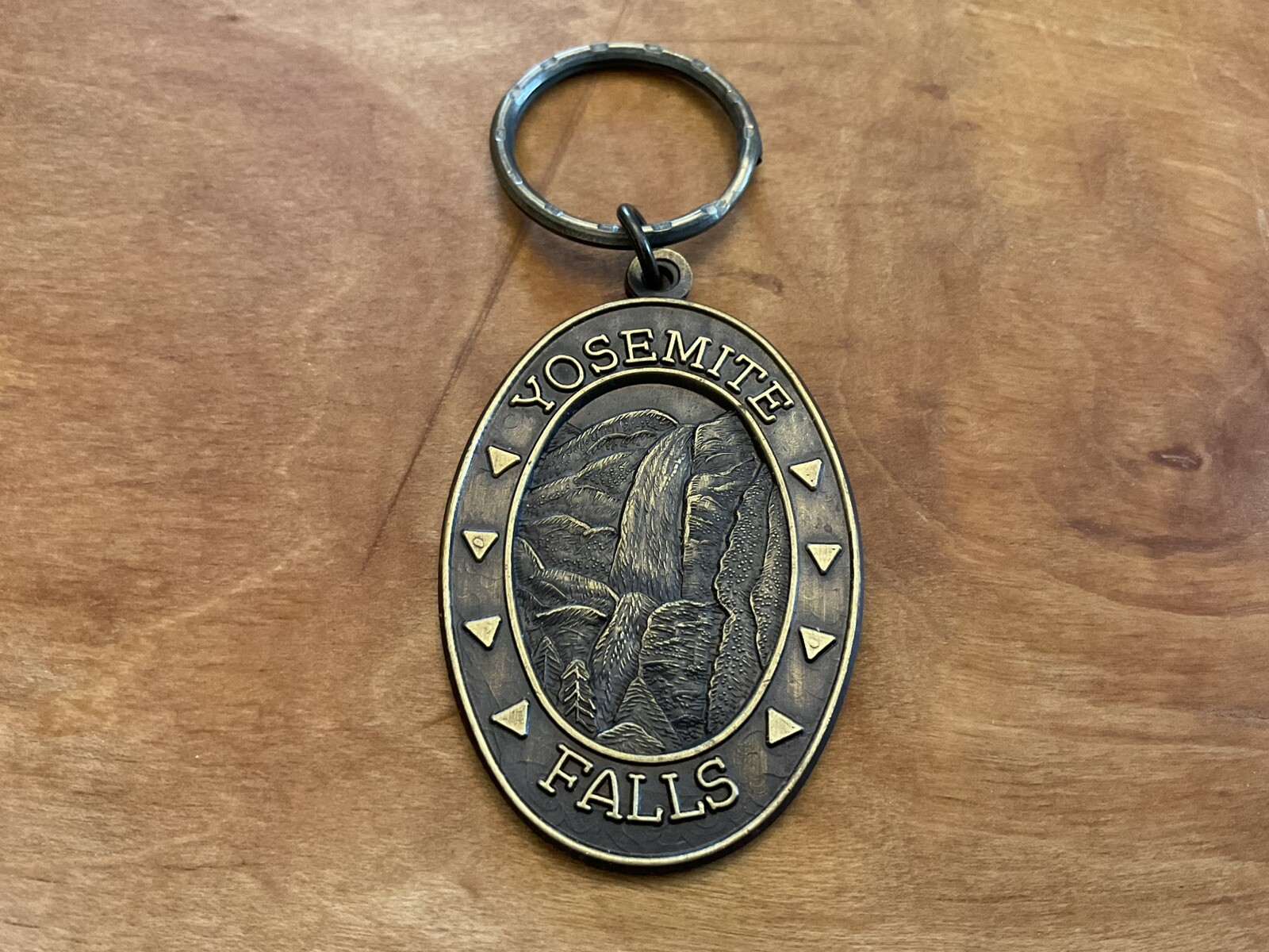 3D Yosemite Falls Key Ring, Key Fob, California Souvenir