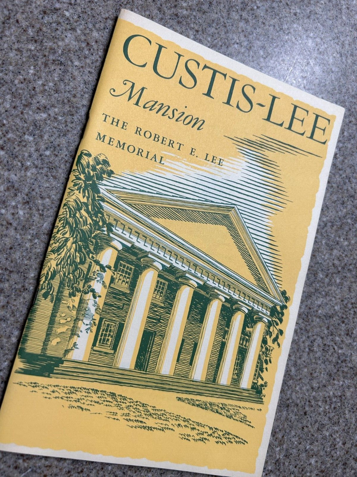 Vintage CUSTIS-LEE Mansion 1956 Booklet: The Robert E Lee Memorial Park Service