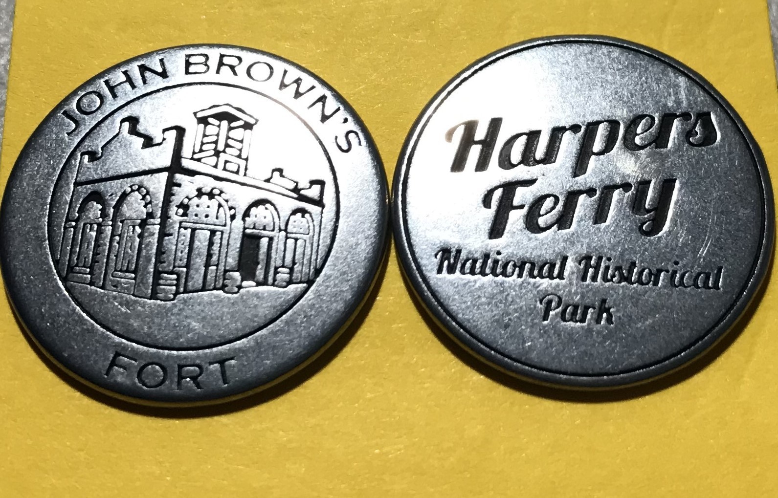 New Listing! Harper’s Ferry NHP John Brown’s Fort Token