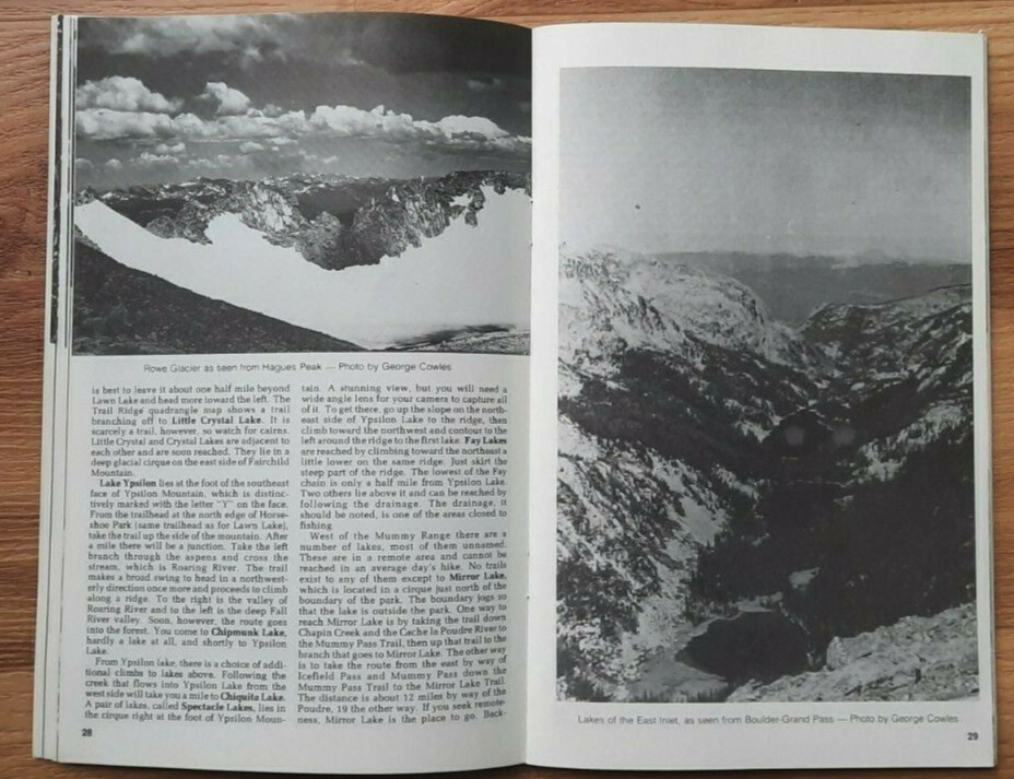 Vintage 1978 Exploring Rocky Mountain National Park by David Cargo Guide Book