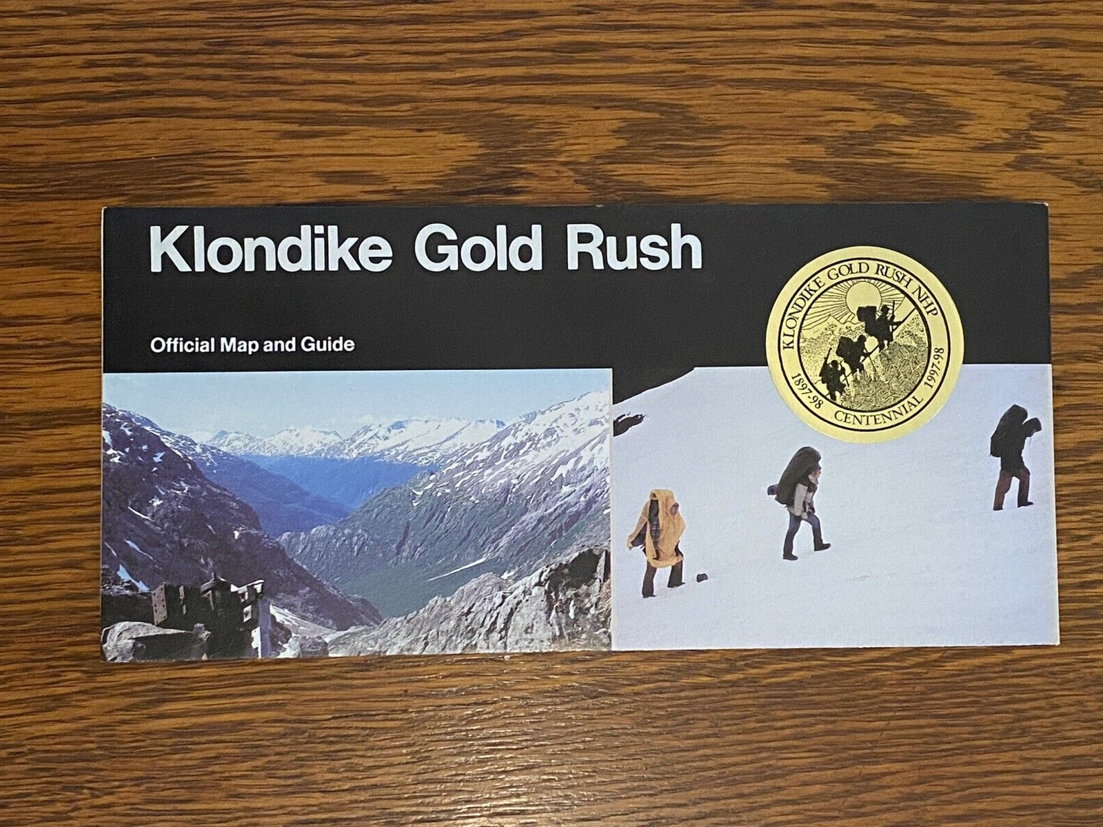 Klondike Gold Rush National Park Official Map & Guide Centennial Sticker Unigrid