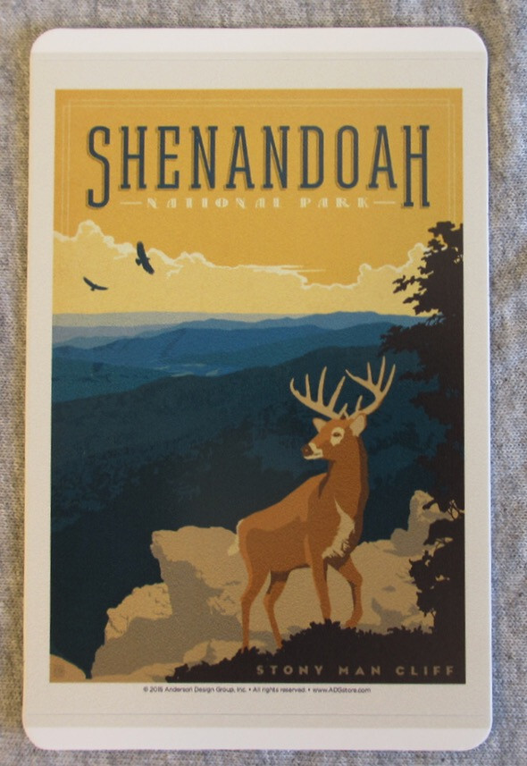 Shenandoah National Park Vinyl Sticker New