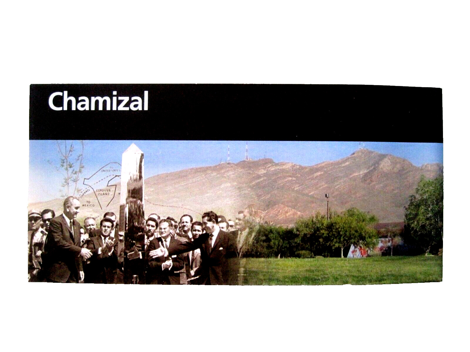 Chamizal National Memorial National Park Service Unigrid Brochure Map