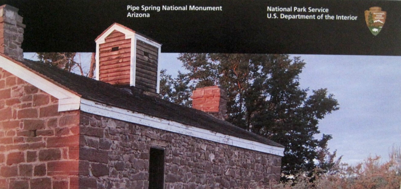 Lot Of 2 Pipe Spring National Monument National Park Service Unigrid Brochure