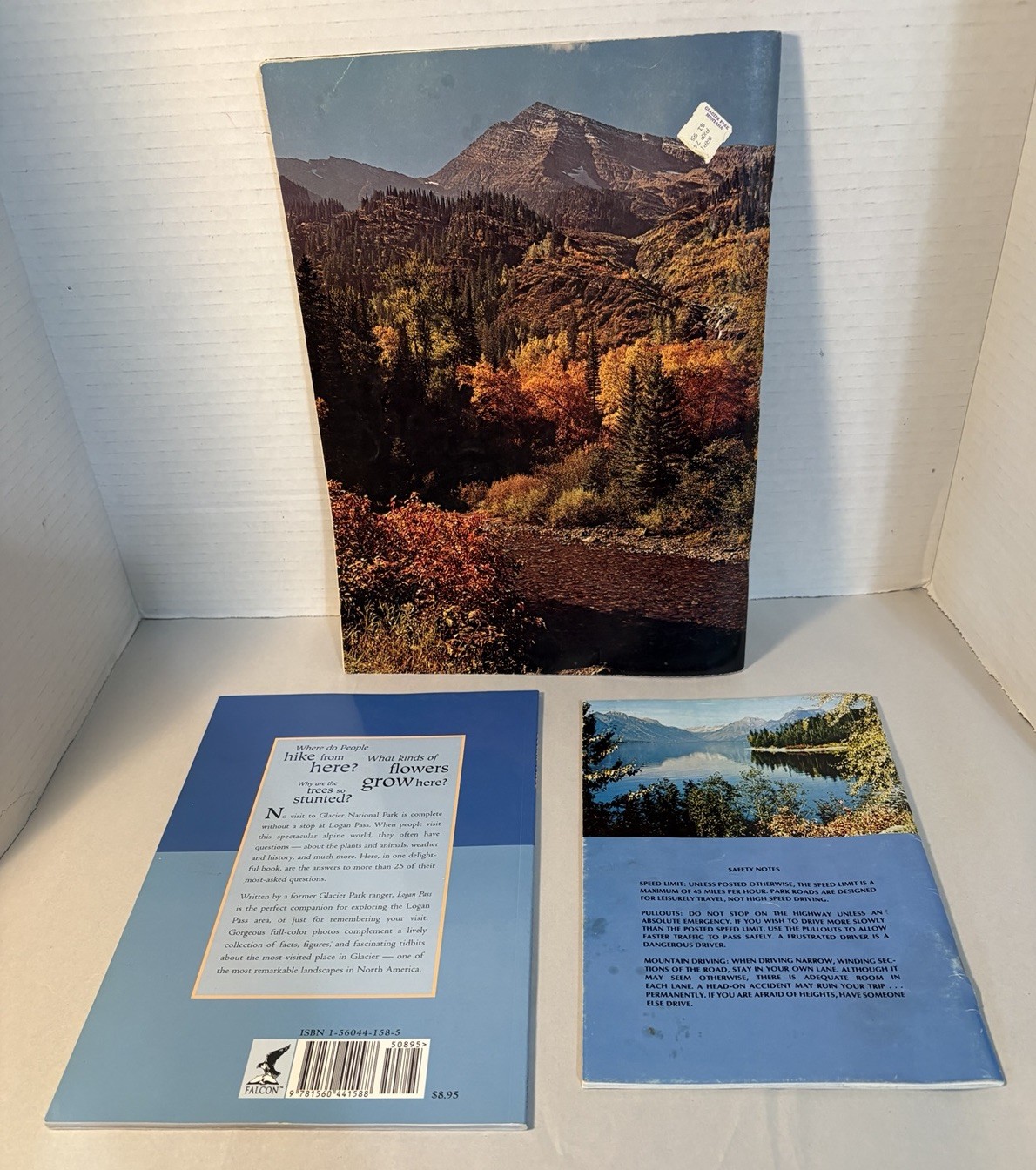 VTG 70s Glacier Nat’l Park Book Bundle; Glacier & Waterton Lakes, Logan Pass+