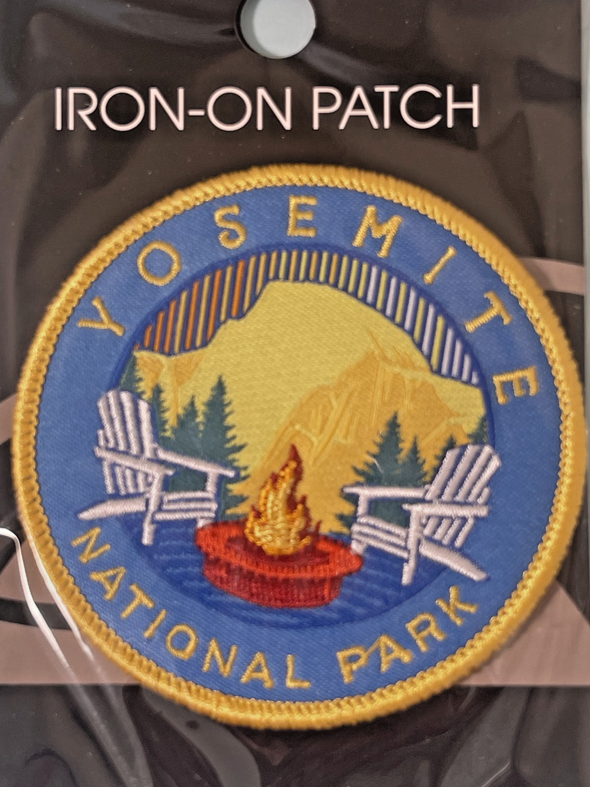 NIP Yosemite National Park Granite Half Dome Souvenir 3 Inch Iron-on Patch