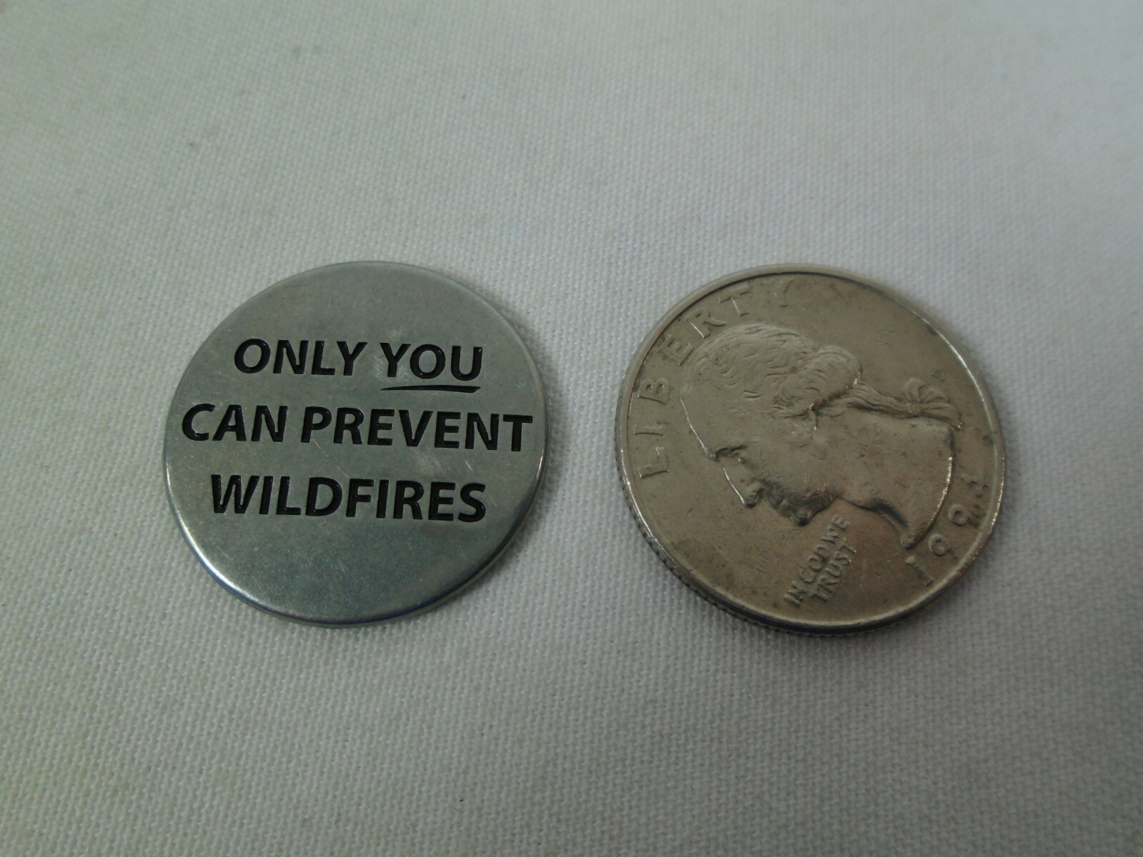 Smokey Bear Collector Token Great Smoky Mountains National Park Souvenir Coin