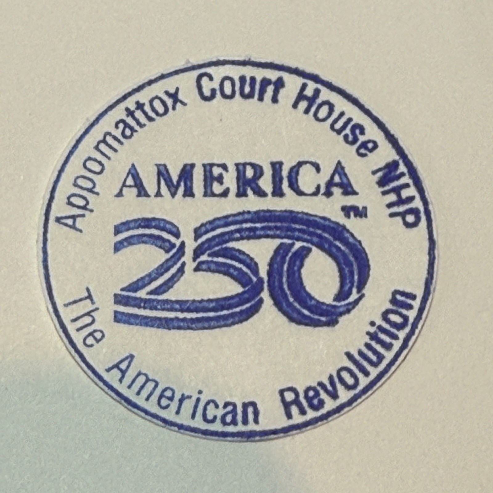 Appomattox Court House NHP America 250 National Park Passport Stamp