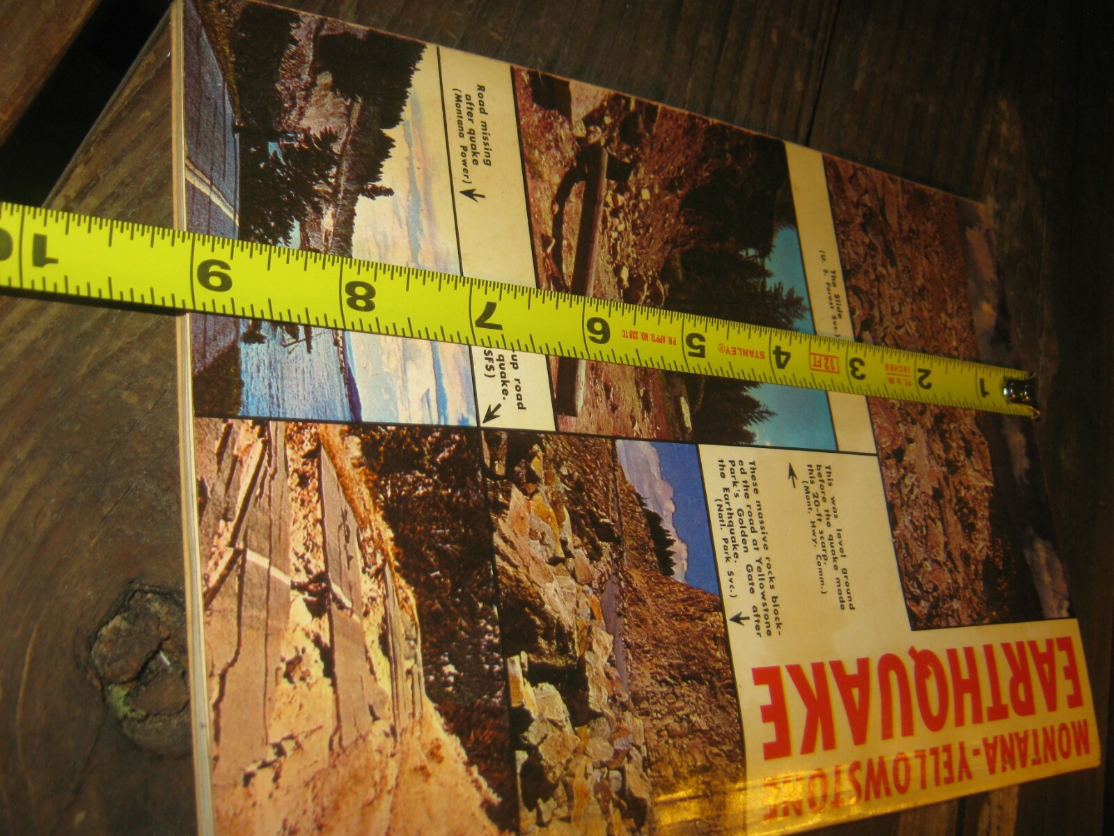 1962 Montana Yellowstone Earthquake book Night The Mountain Fell Christopherson