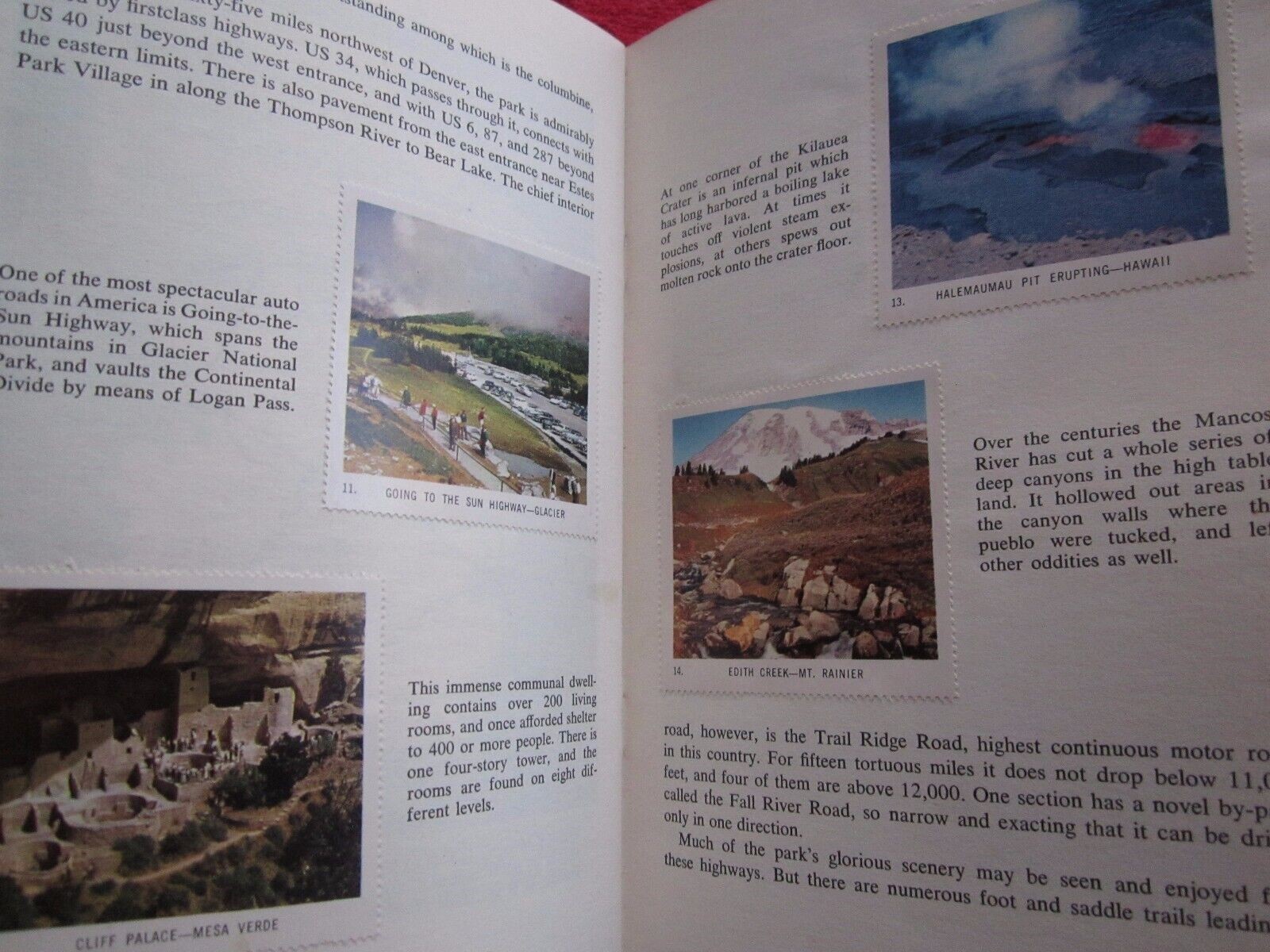 1957 NATIONAL PARK WONDERLANDS 64 PAGE STICKER BOOKLET