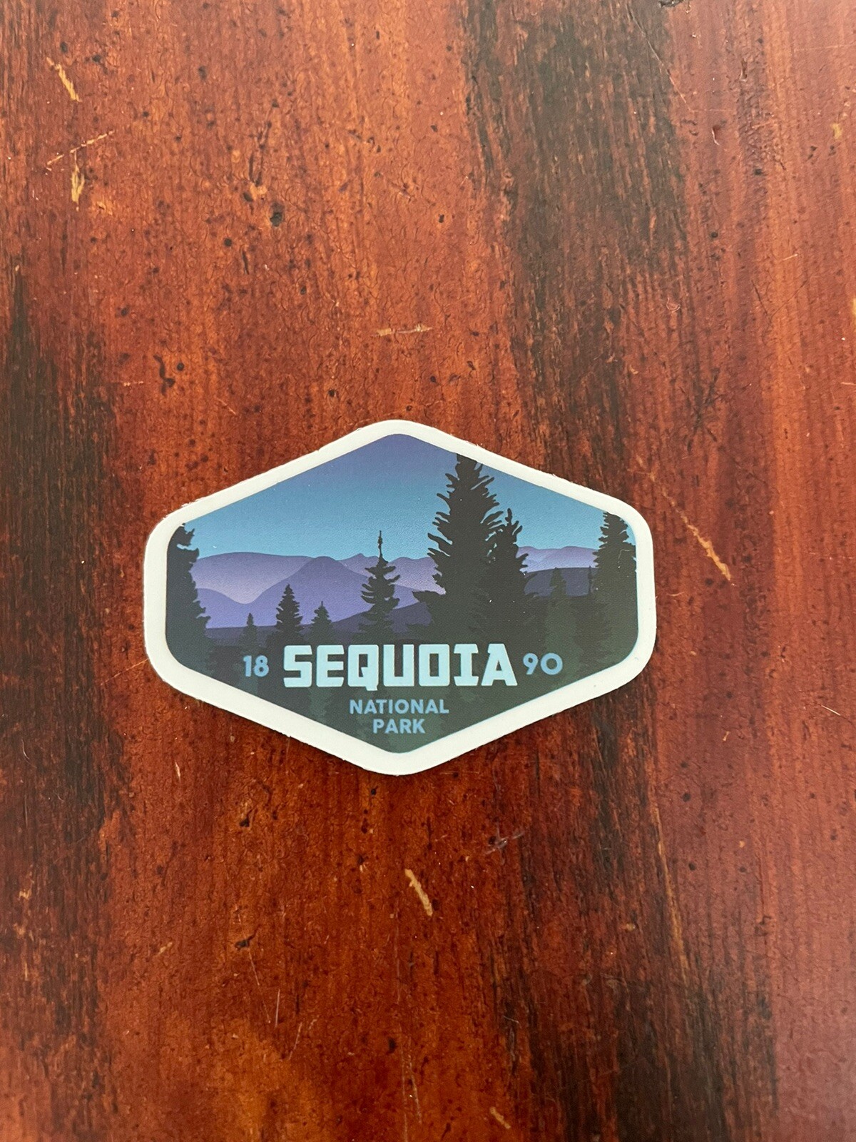1890 Sequoia National Park Outdoor Wilderness Sticker Decal