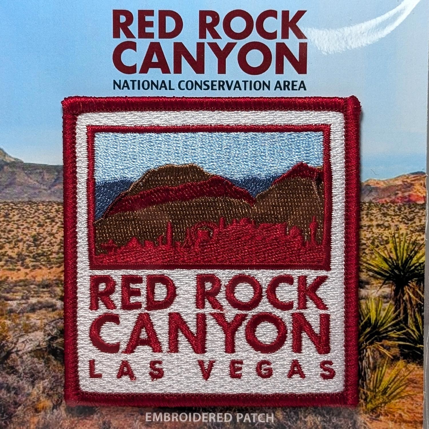 Red Rock Canyon National Park Las Vegas Nevada Embroidered Patch Souvenir