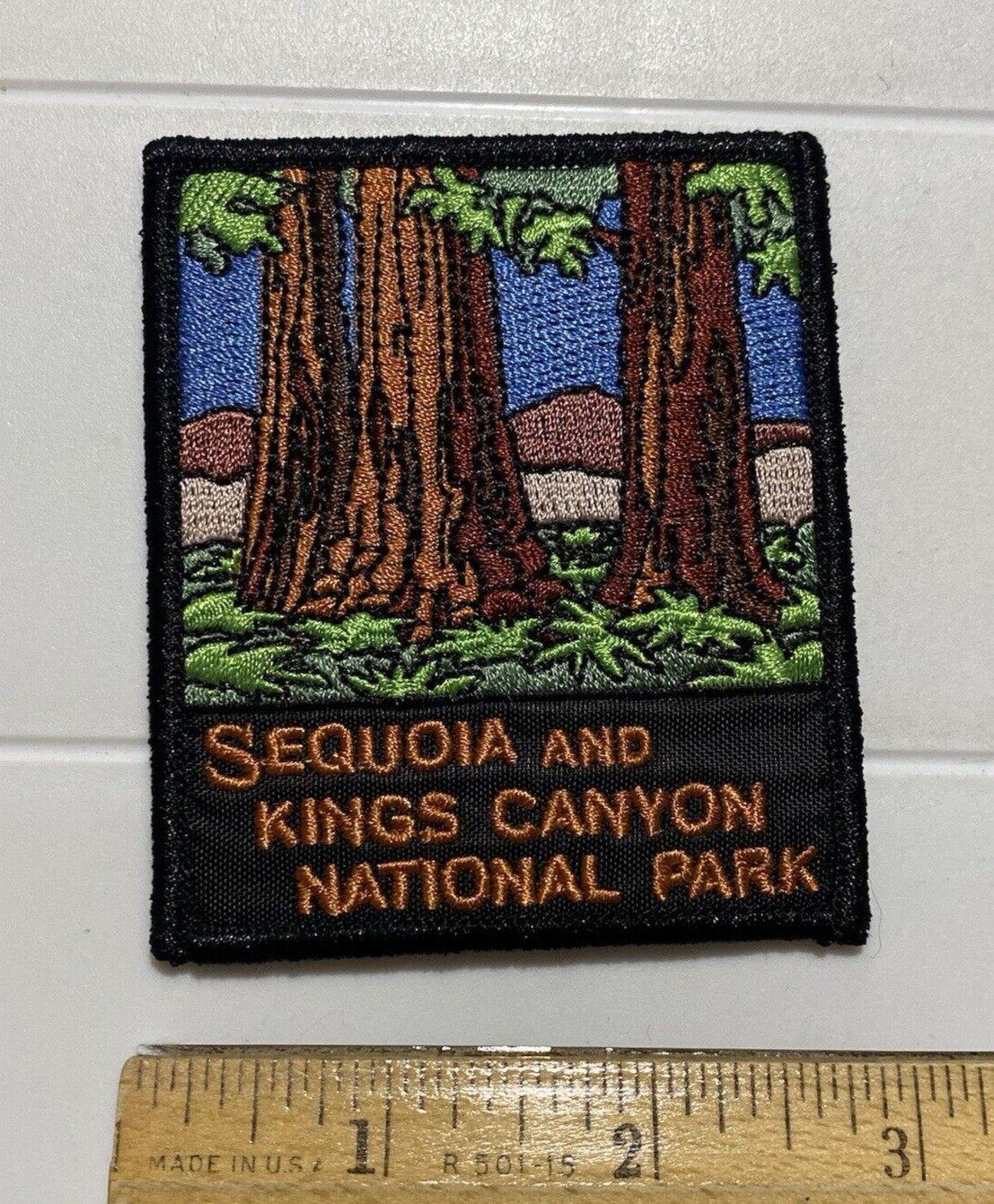 Sequoia and Kings Canyon National Park Giant Redwood Tree Embroidered Patch