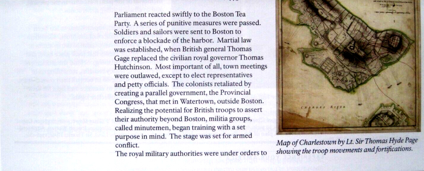 Bunker Hill Monument National Hist Park National Park Service Unigrid Brochure