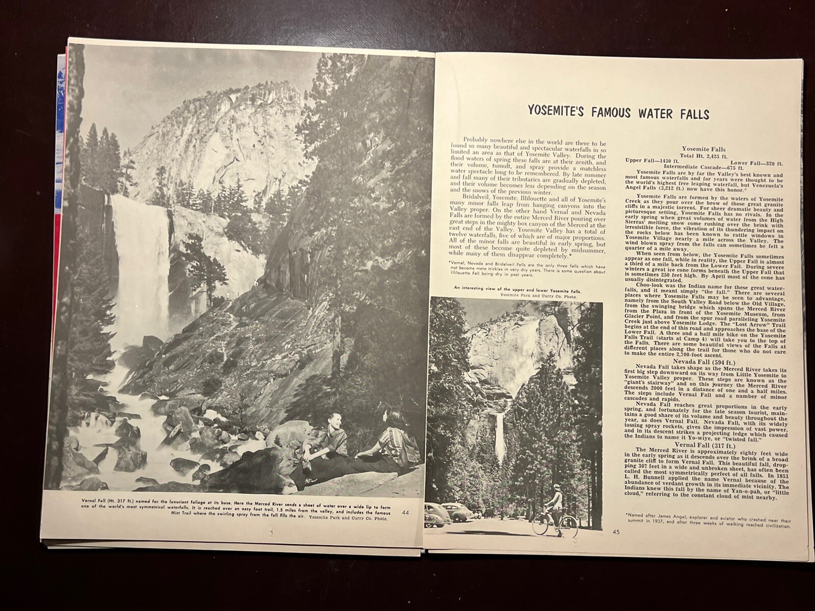 ** The Yosemite Story, (Maps- History- Romance) Souvenir Magazine, 1955