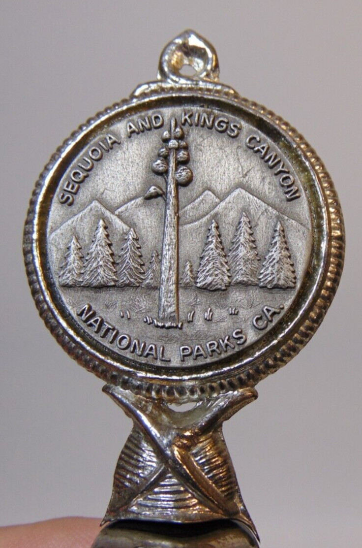 Sequoia & Kings Canyon National Parks California Bell Souvenir Vintage Collectib