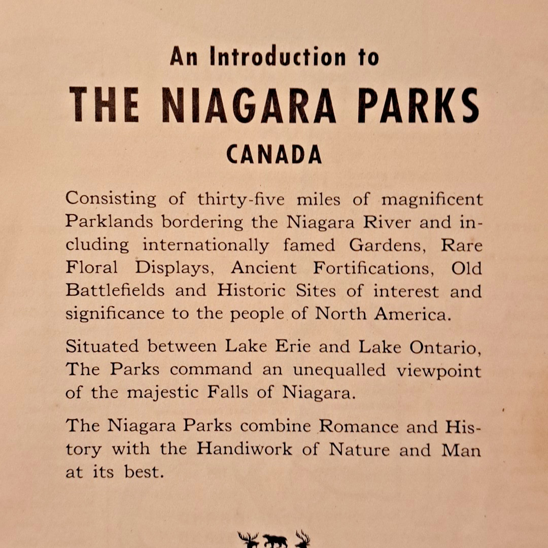 The Niagara Parks Commission Niagara Falls Canada Circa 1930s McQuesten Chairman
