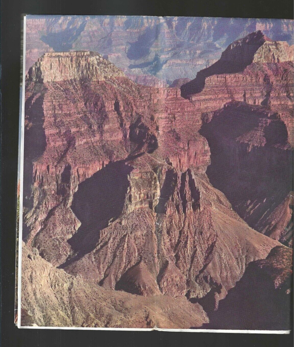1940s Bryce Canyon Grand Canyon NATIONAL PARKS Hi-Way Map RARE Collectible