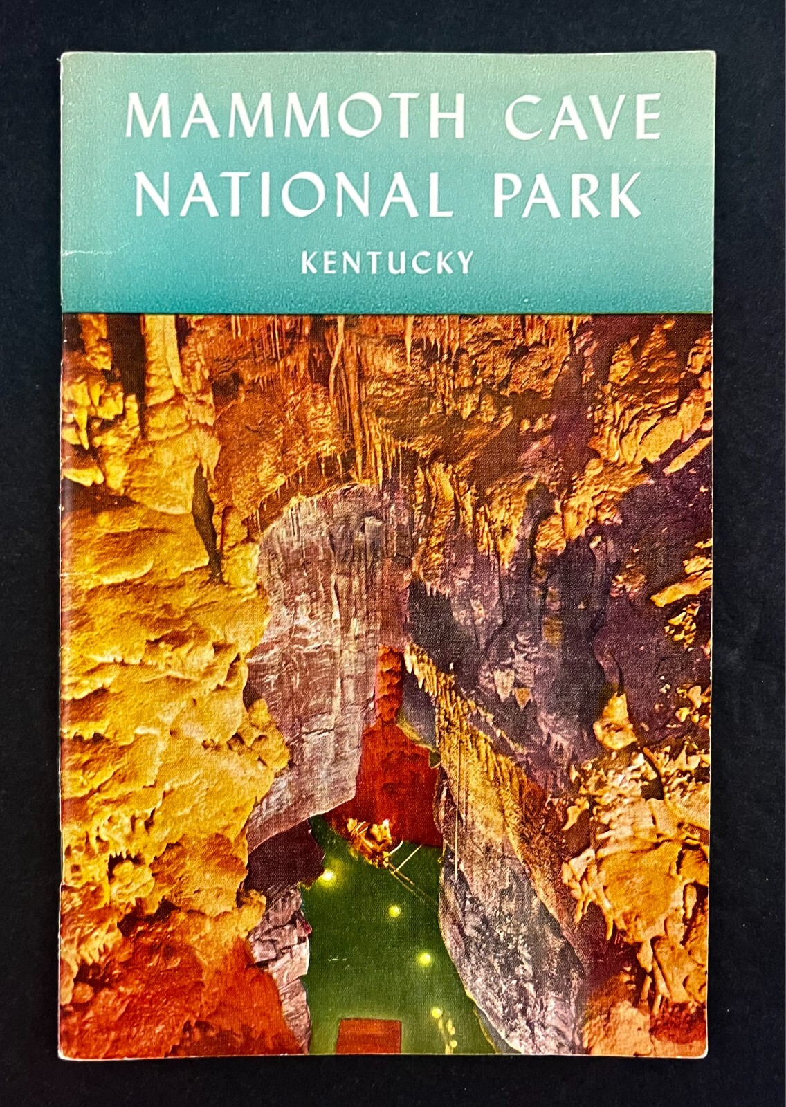 1951 Mammoth Cave National Park Kentucky Vintage Travel Photo Guide Booklet KY
