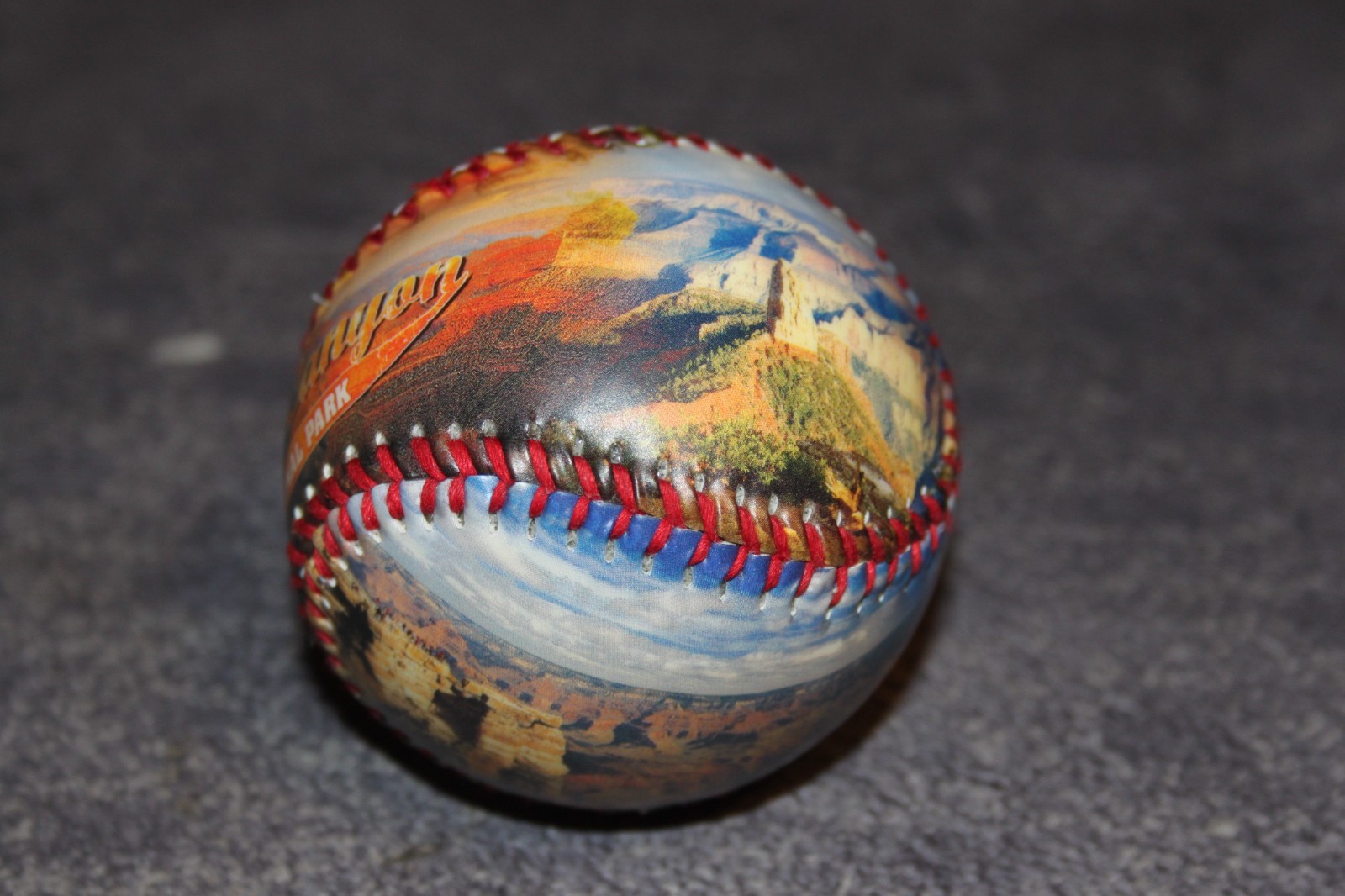 Grand Canyon National Park Souvenir Baseball with Clear Box Case