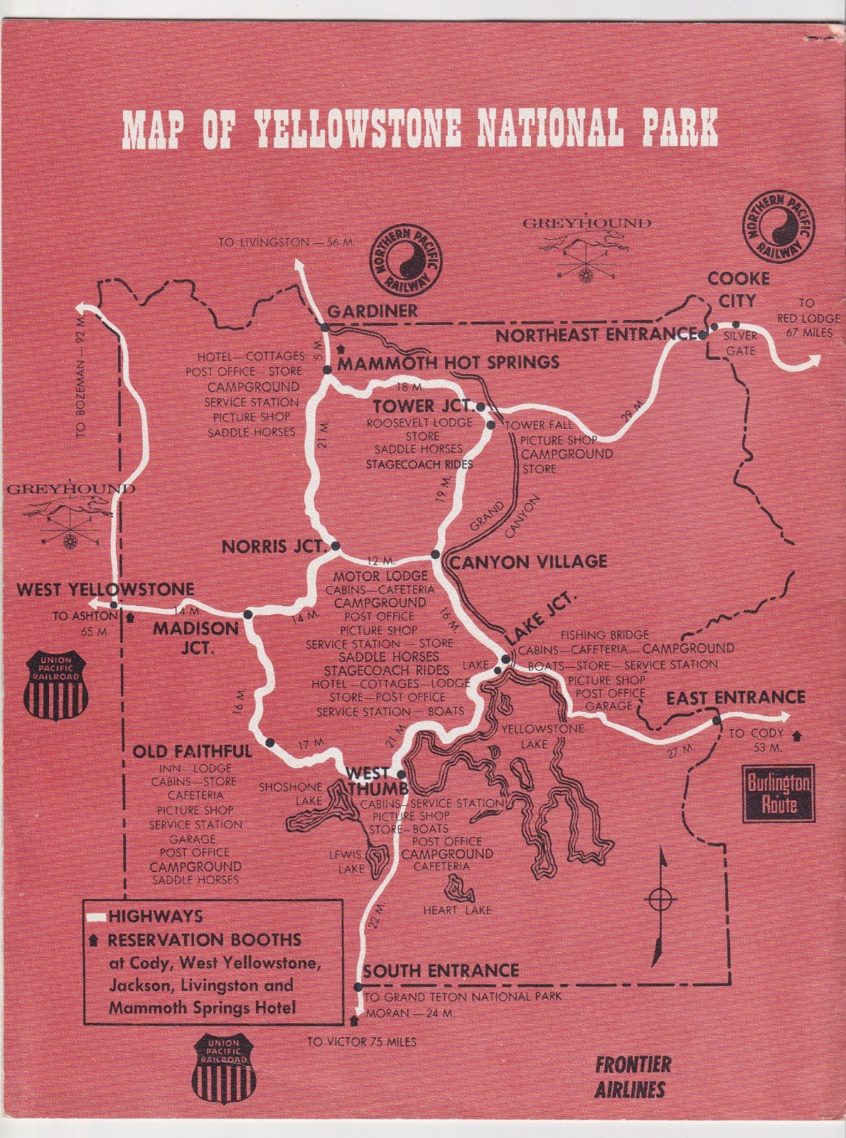 Vintage 1961 Yellowstone ‘Agents Information Circular’ park information book