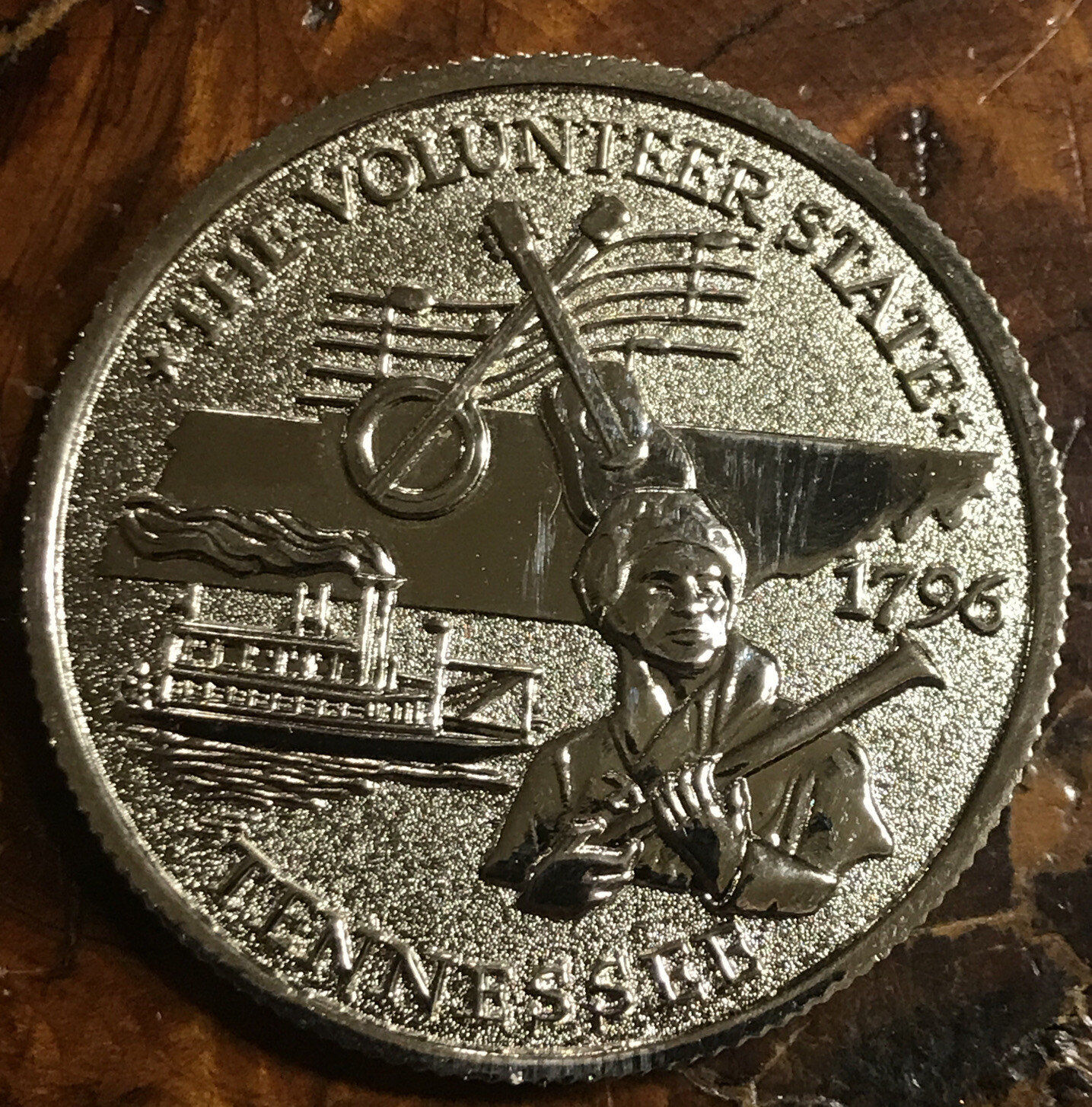 Great Smoky Mountains Tennessee The Volunteer State Collectible Coin (T6)