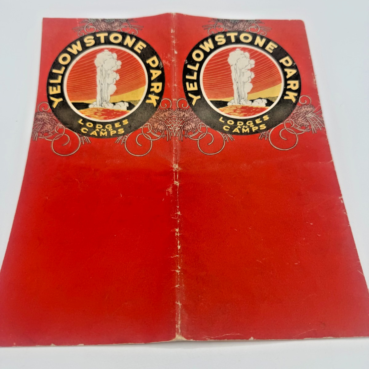 1920’s Yellowstone Park Brochure w/ Maps
