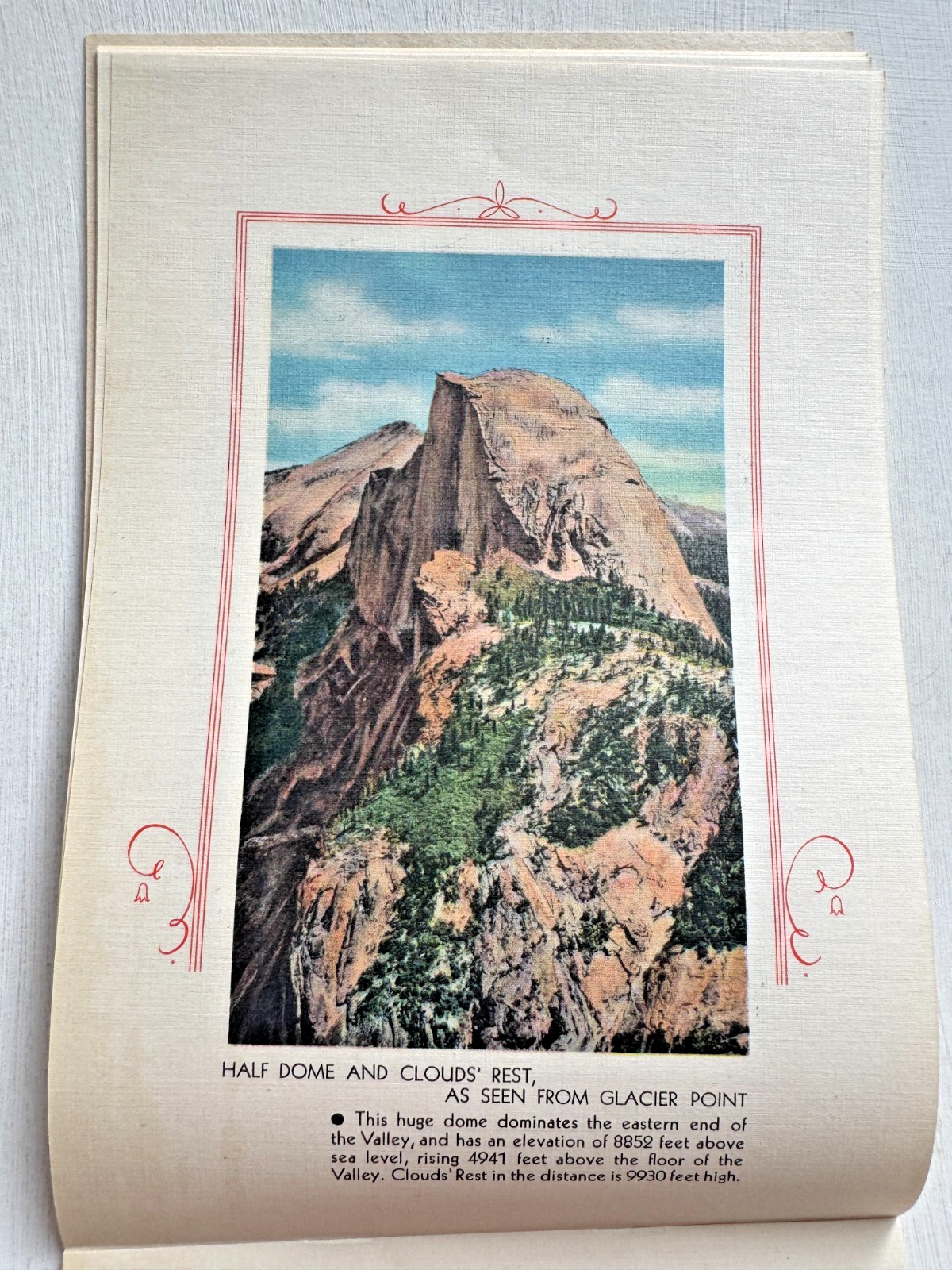 1930-40’s Yosemite National Park Picture Book w/ 32 Pictures B