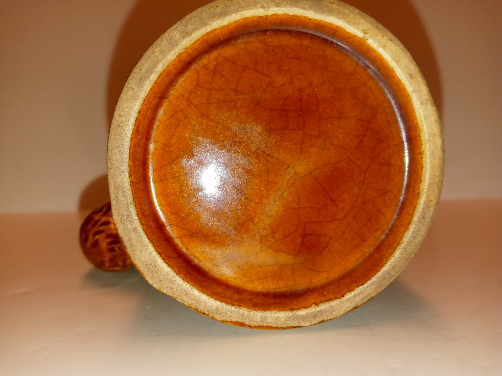 Vtg Souvenir Yellowstone Park Old Faithful Brown Bear Coffee Mug Bear Handle