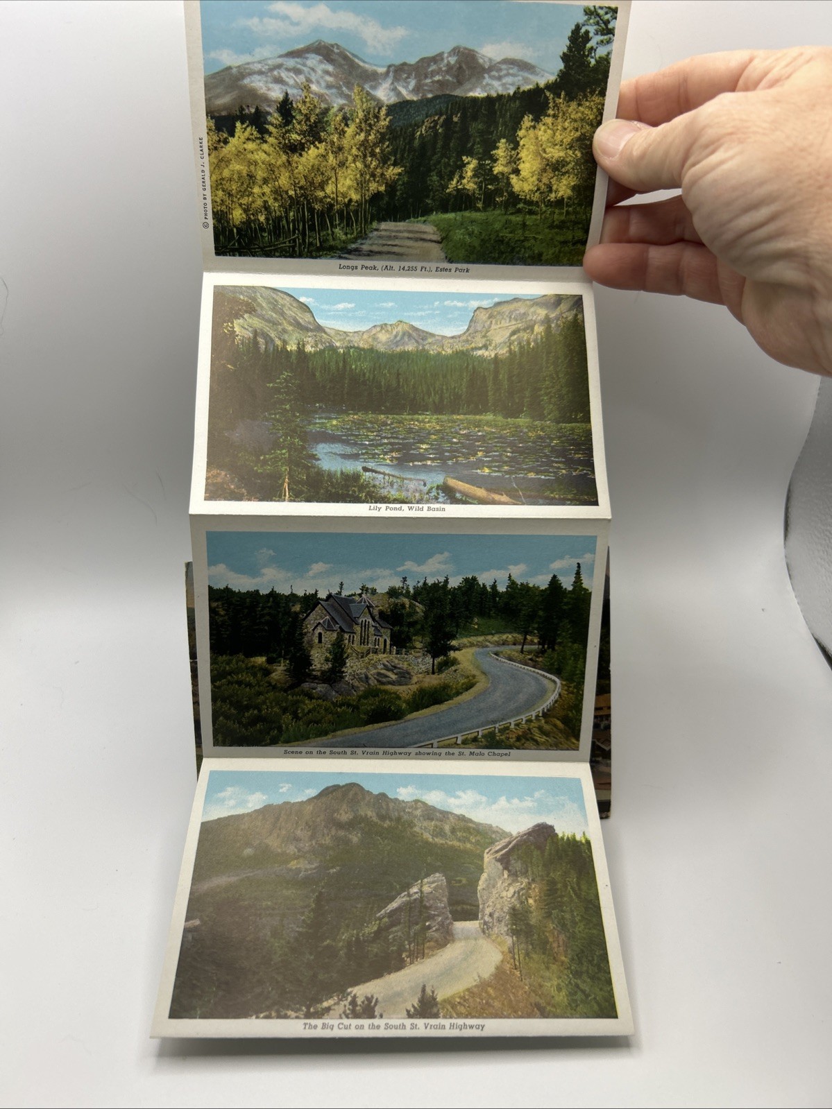 Vintage Estes Park Souvenir Folder Picture Cards National Park Colorado Rocky Mt