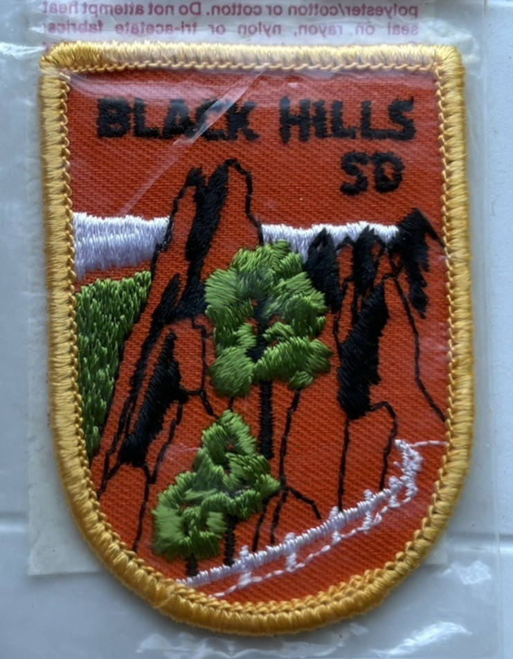 NIP Vintage Black Hills South Dakota Badlands Lion Bros. Embroidered Patch Badge